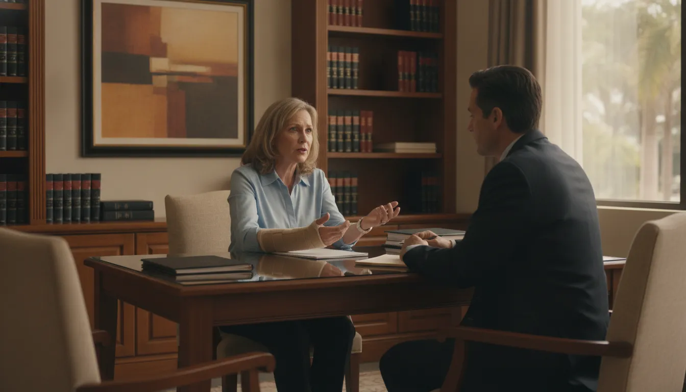 Injured California worker discussing a second job with an attorney