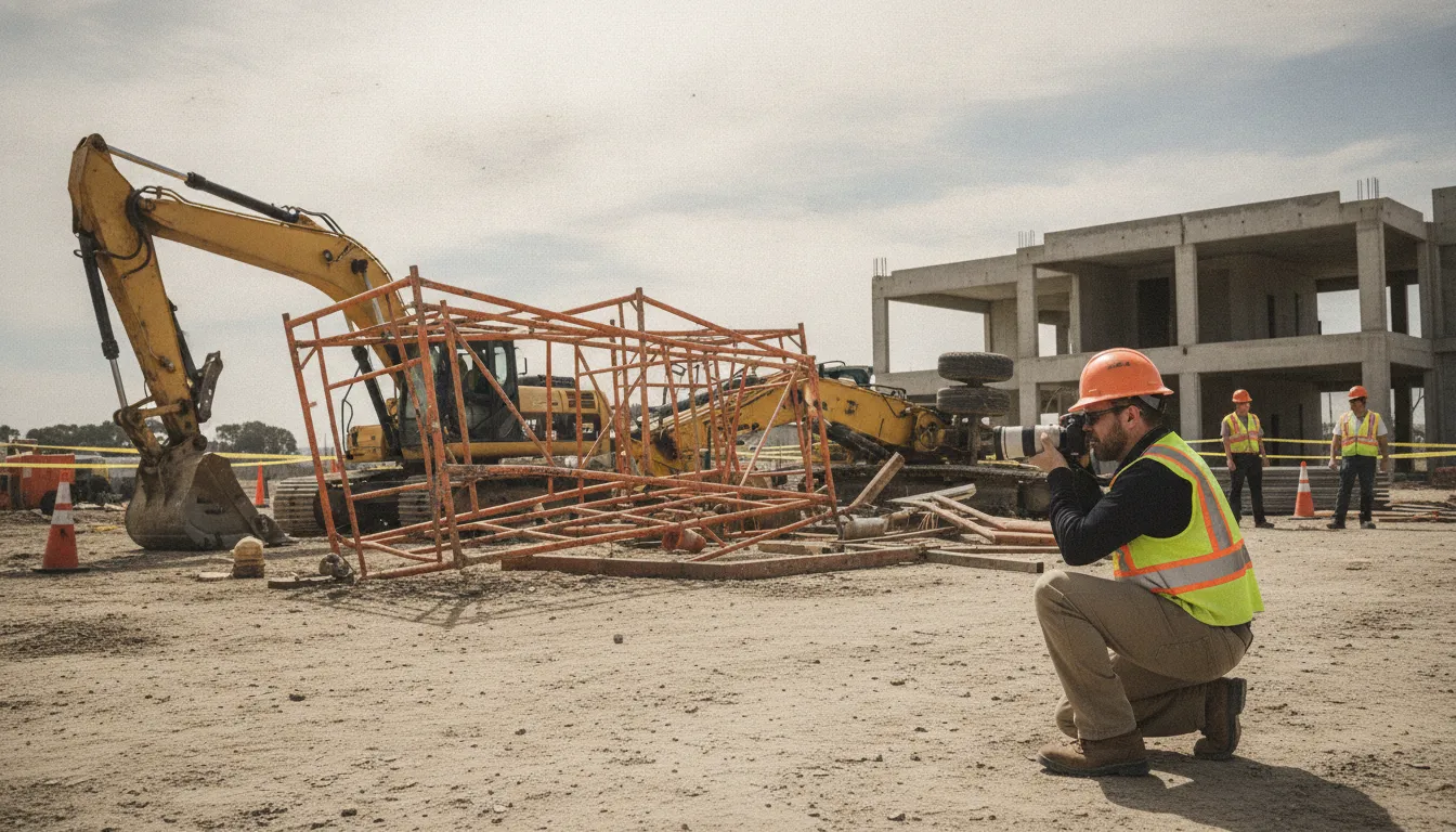 Attorney investigating third-party responsibility at a California worksite