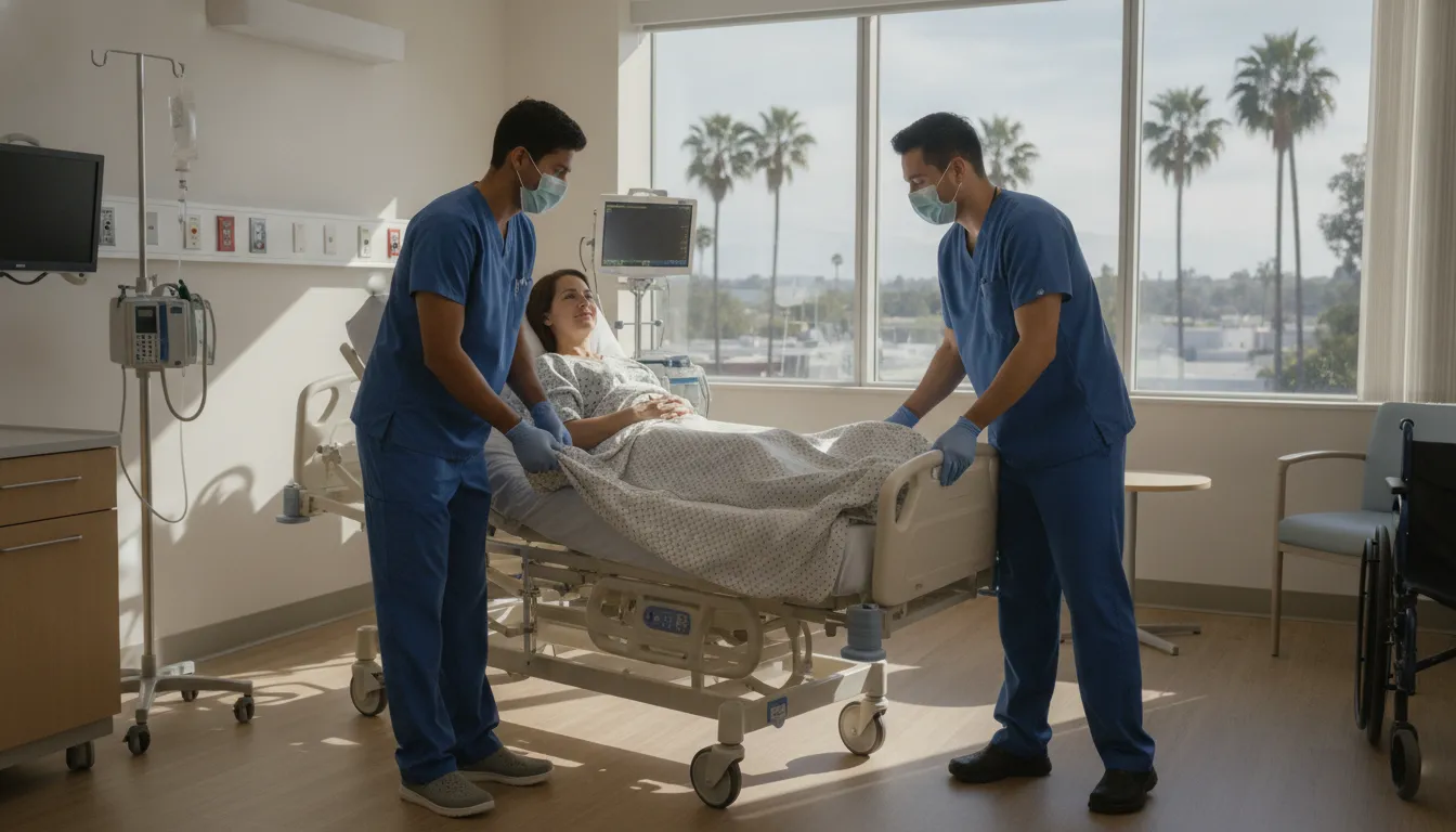 Safe patient transfer related to workers comp for nurses California