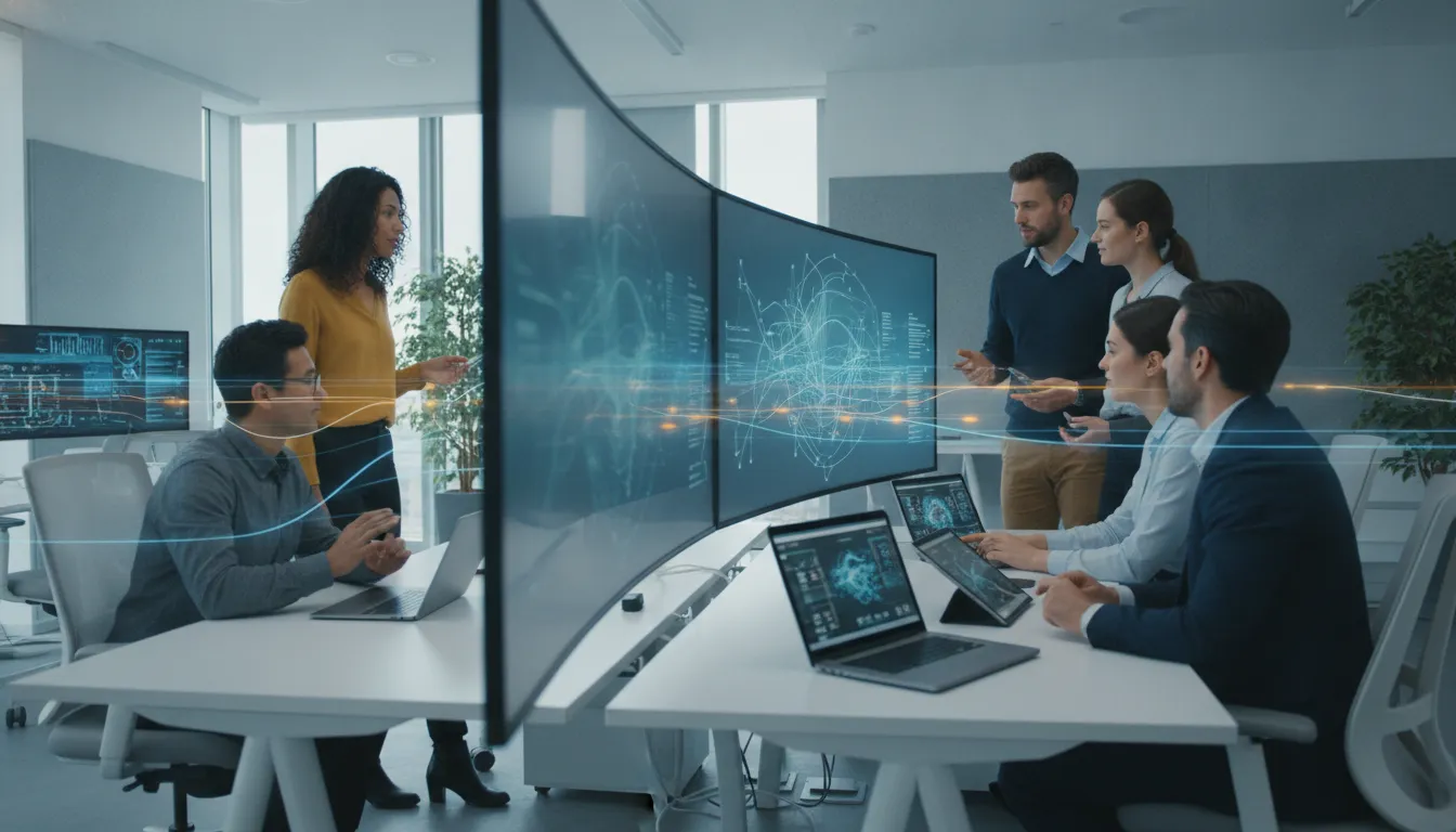 Operations team planning a scalable ERP integration strategy