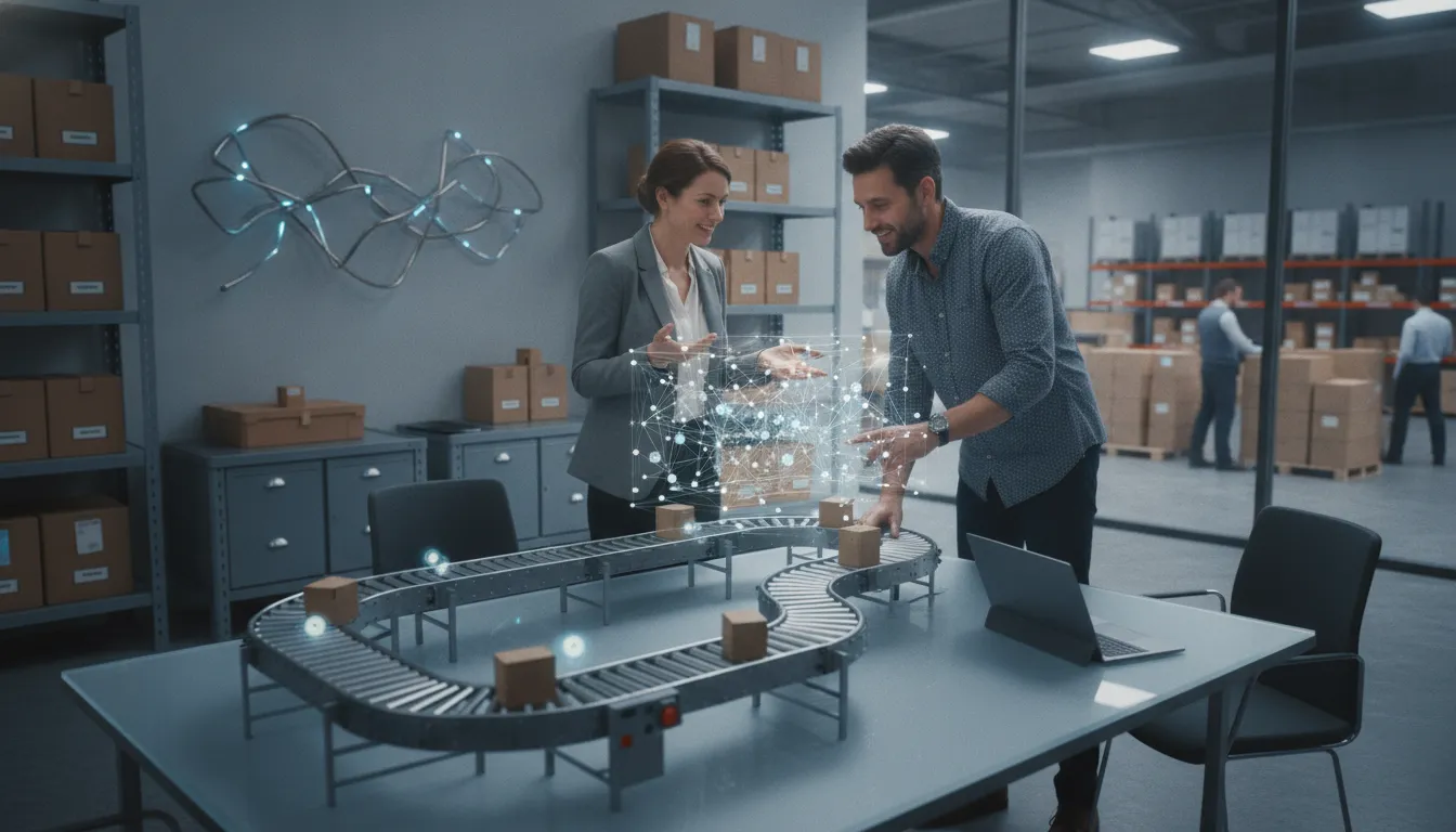 Operations and software team preparing a custom ERP rollout