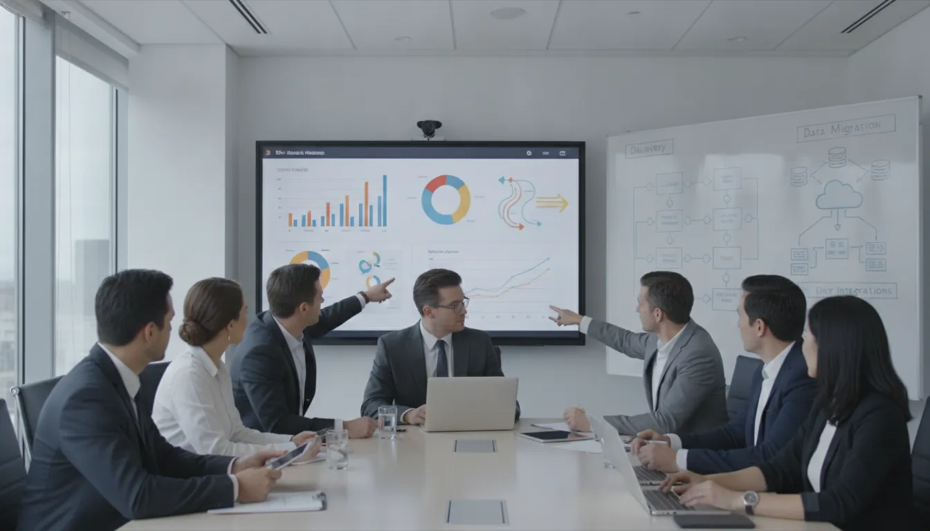 Dynamics 365 Business Central implementation phase planning dashboard
