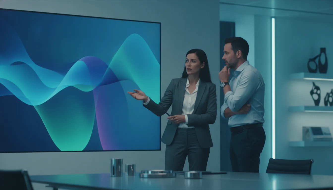 Finance and operations managers reviewing a NetSuite AI workflow with human oversight