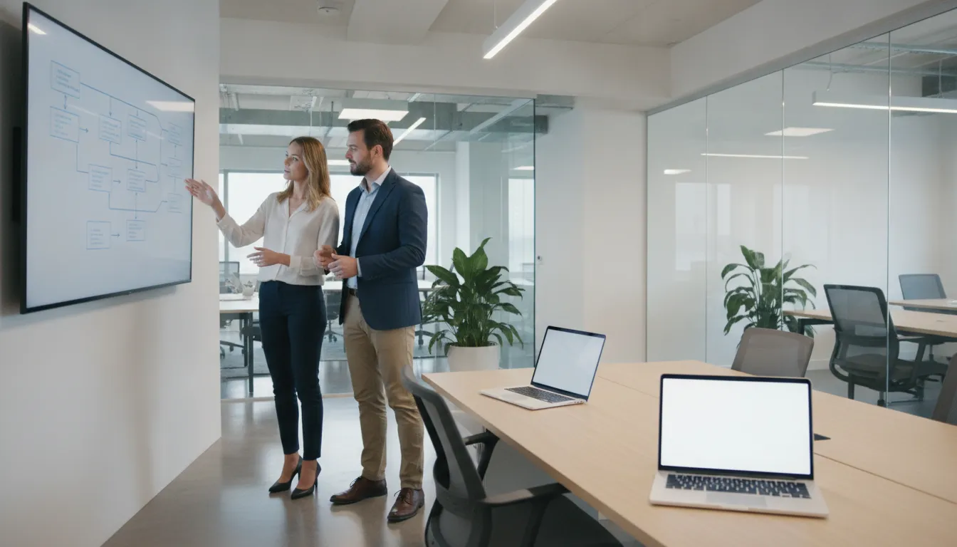 Operations leaders using NetSuite support services to review workflows