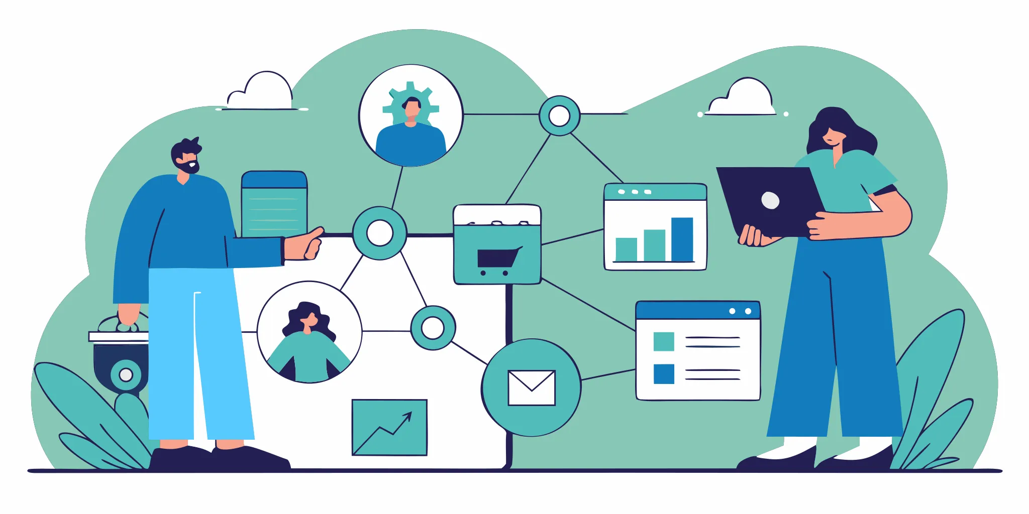 Connected workflows that centralize ecommerce operations