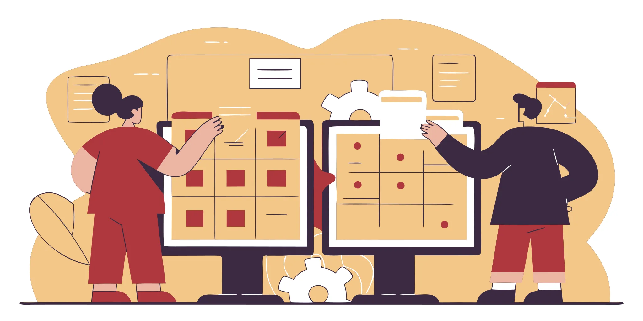 Ecommerce operations team coordinating connected systems