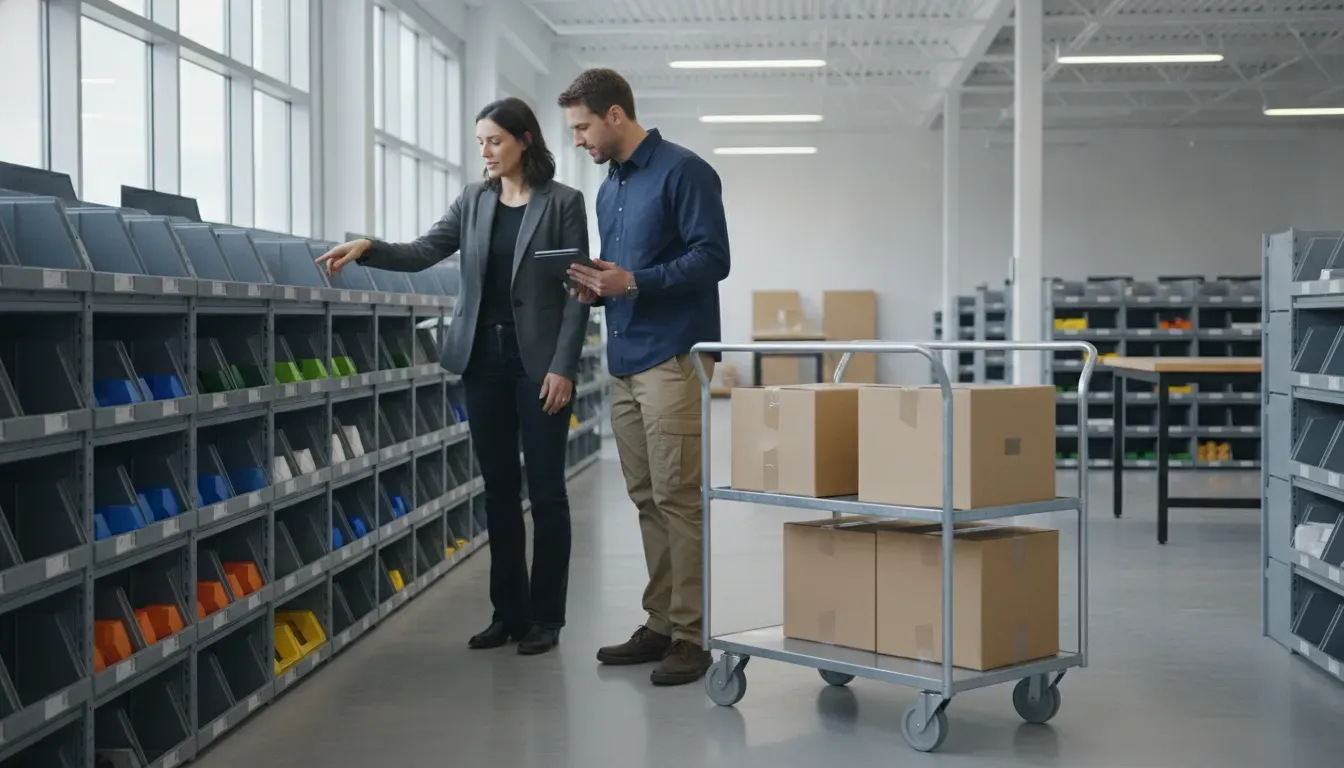 Ecommerce fulfillment software supporting inventory coordination in a DTC warehouse