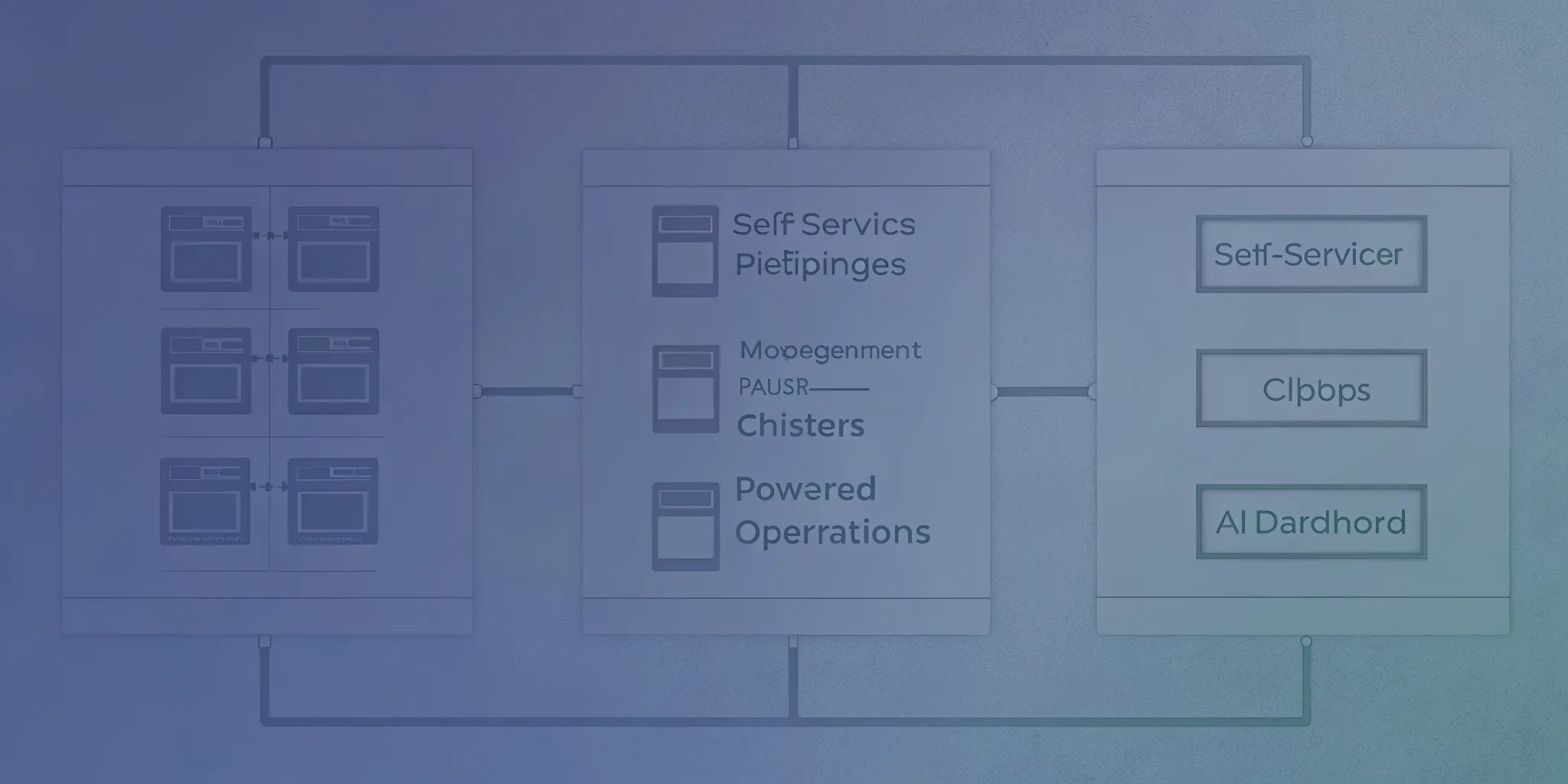 Architectural diagram of a Kubernetes internal developer platform showing GitOps pipelines and self-service catalog