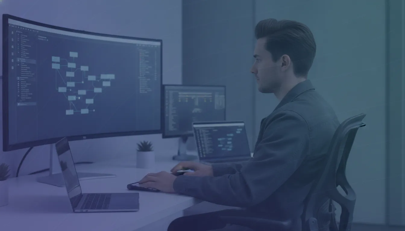 Platform engineer at a terminal reviewing a Kubernetes cluster health dashboard