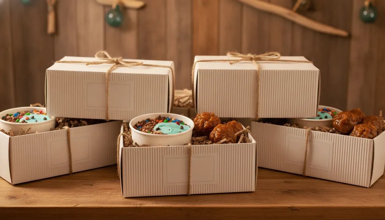 Corporate dessert gifts prepared for employee delivery