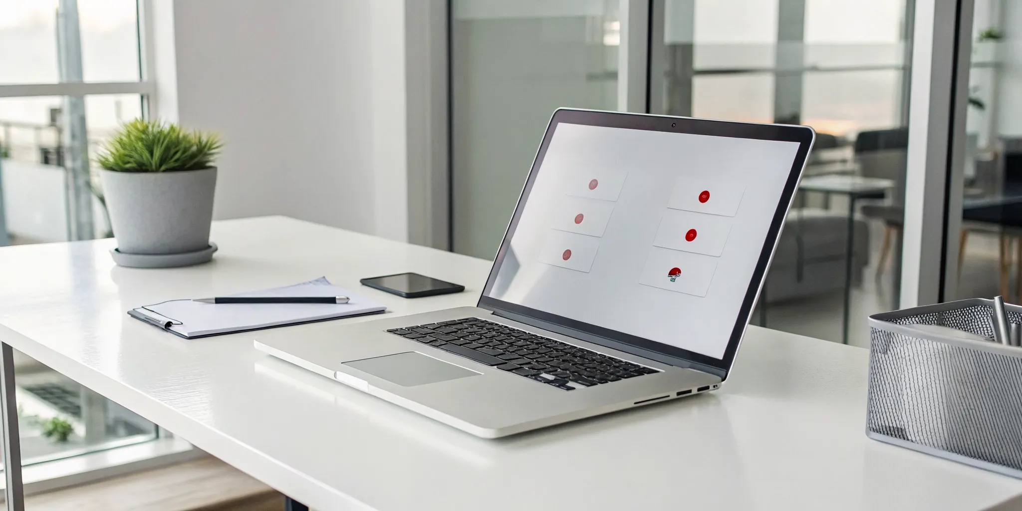 How to send an email sequence in Gmail shown on a laptop screen with an automation tool.