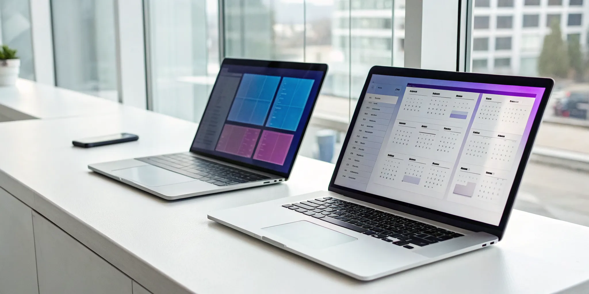 A side-by-side comparison of Mixmax vs Lemlist for sales reps on a laptop screen.