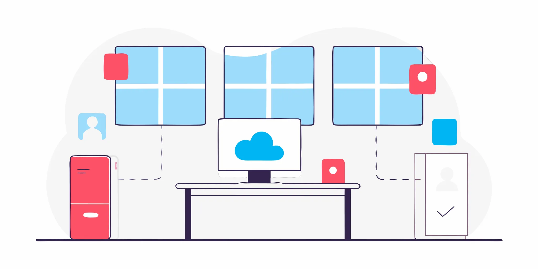 A Salesforce activity logging tool dashboard showing user data and connected devices.