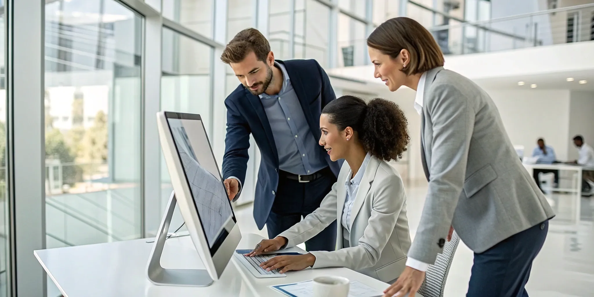 A sales team increases engagement by collaborating on a sales engagement platform.