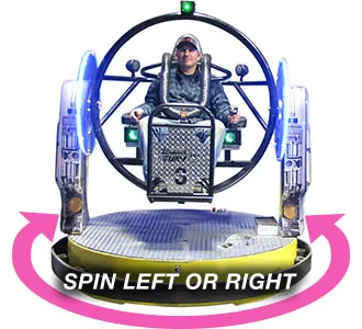 LazerFury 360 FURY vehicle spinning through the Command Loop during play