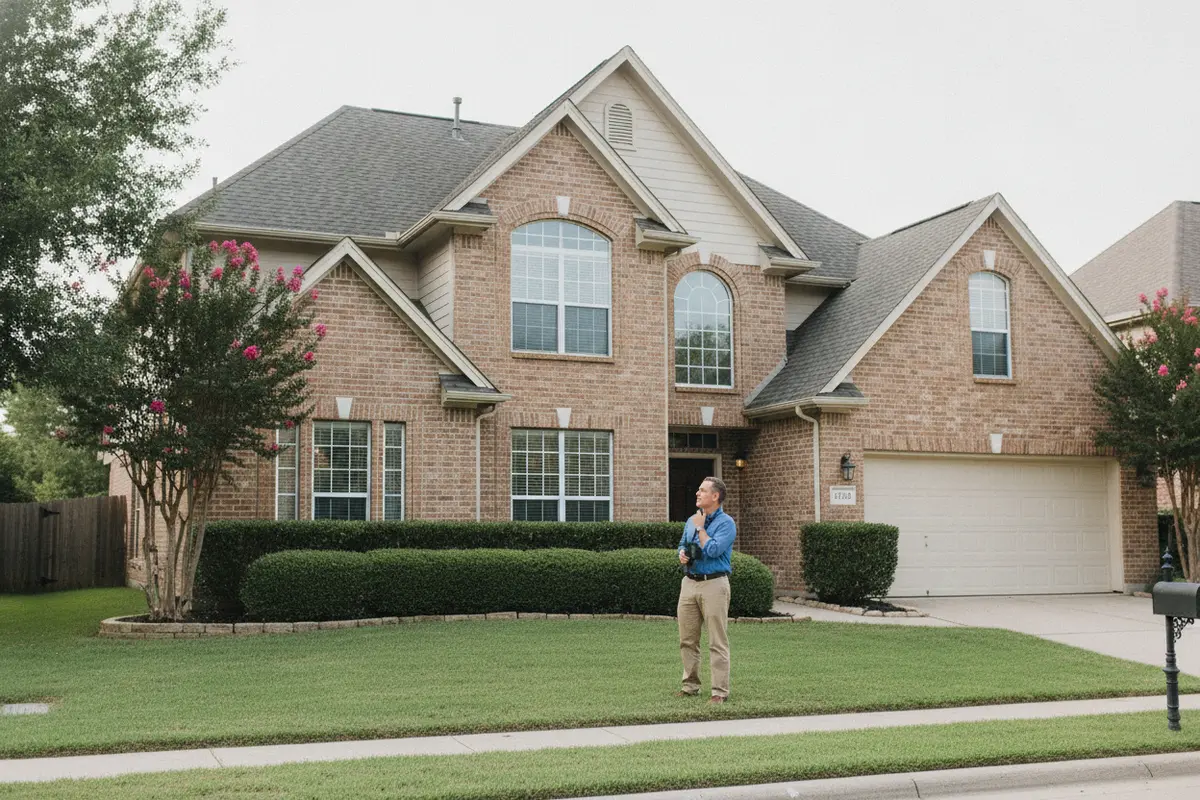 Upper and lower windows on a two-story DFW home