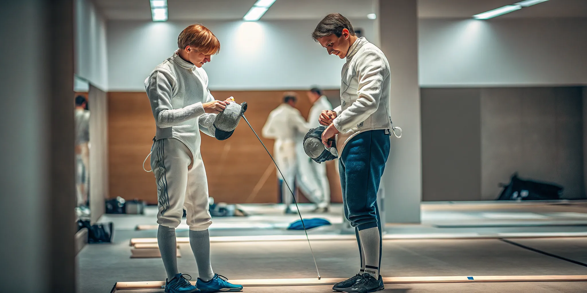 two-week fencing tournament preparation checklist with equipment and training schedule