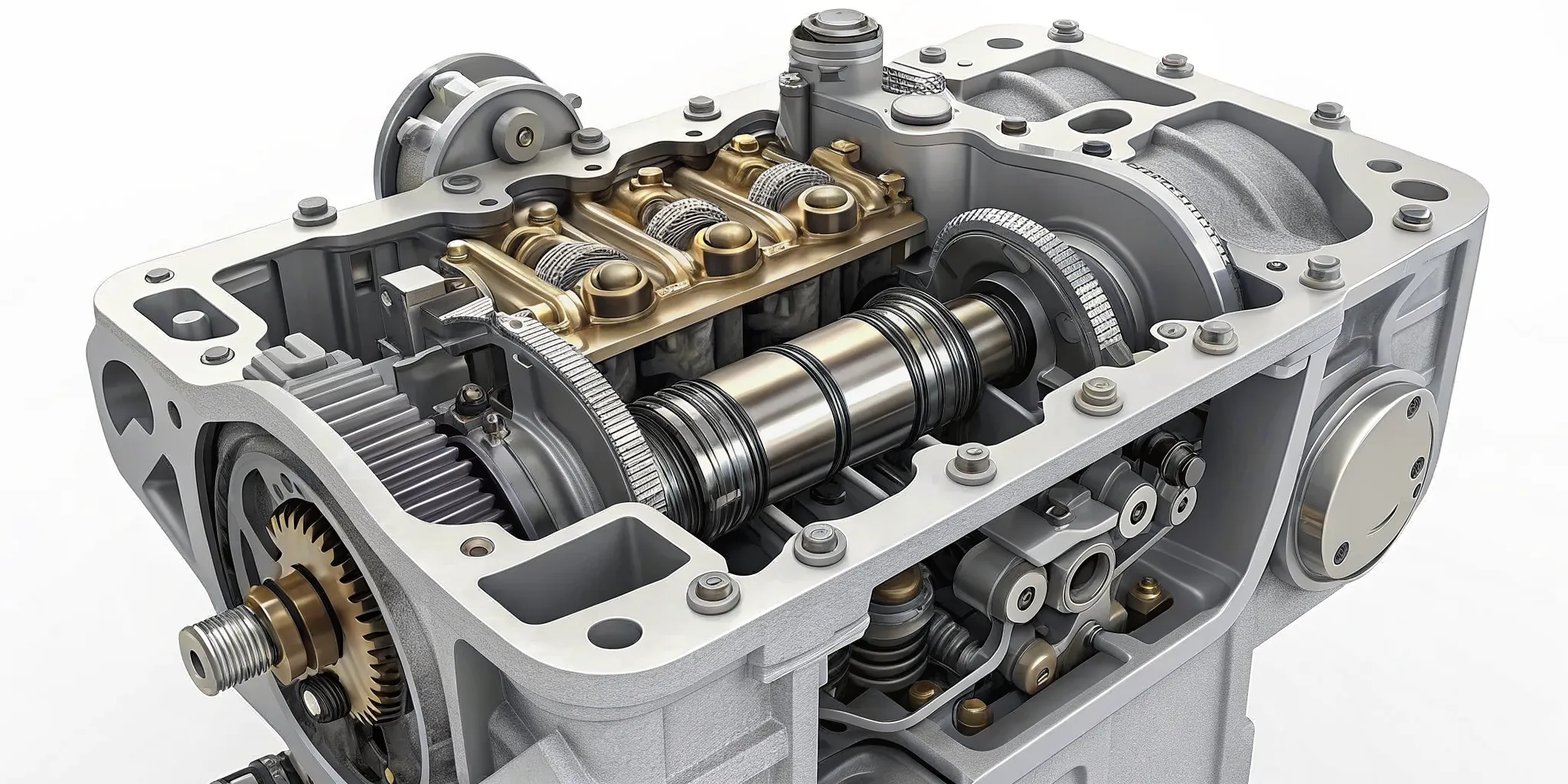 Cutaway diagram of Subaru FA24DIT engine showing AOS system and intake valve protection