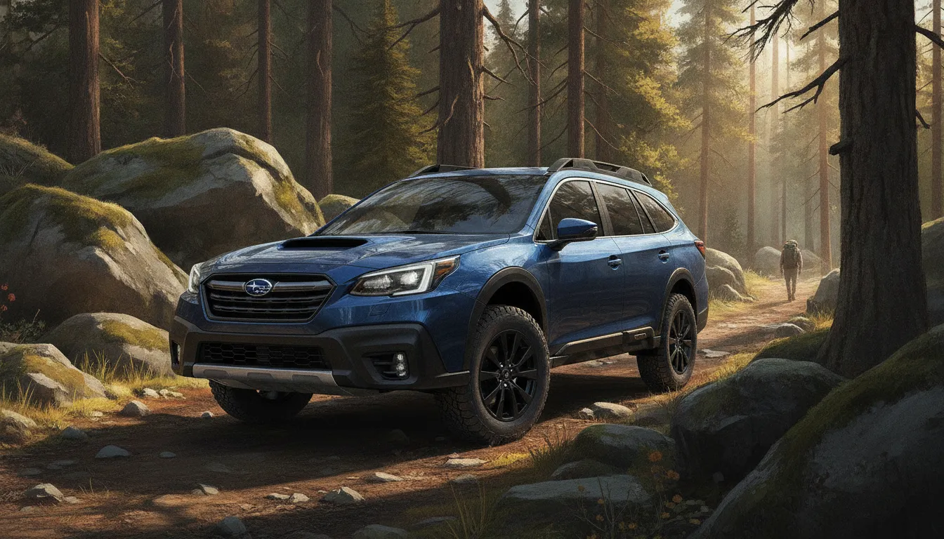 Subaru Outback XT prepared for a balanced street and overland build