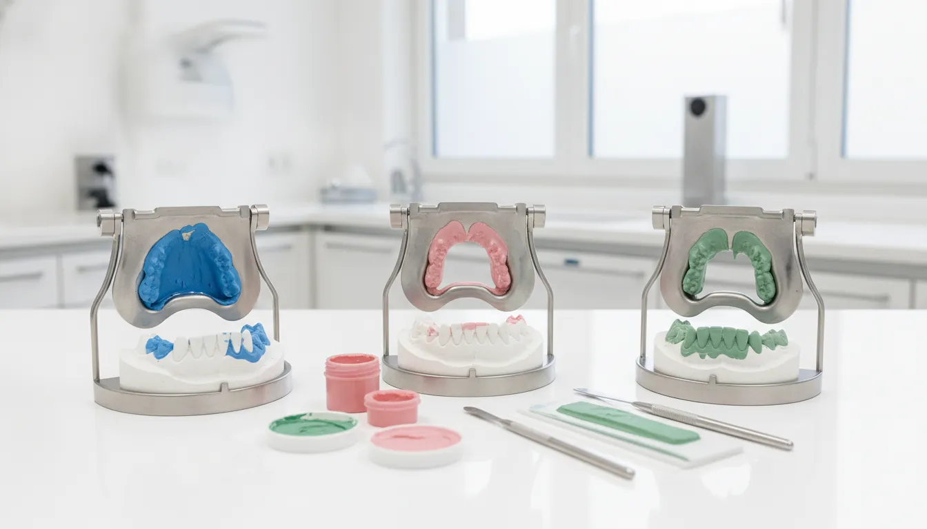 Impression trays and materials used for selective pressure and window techniques