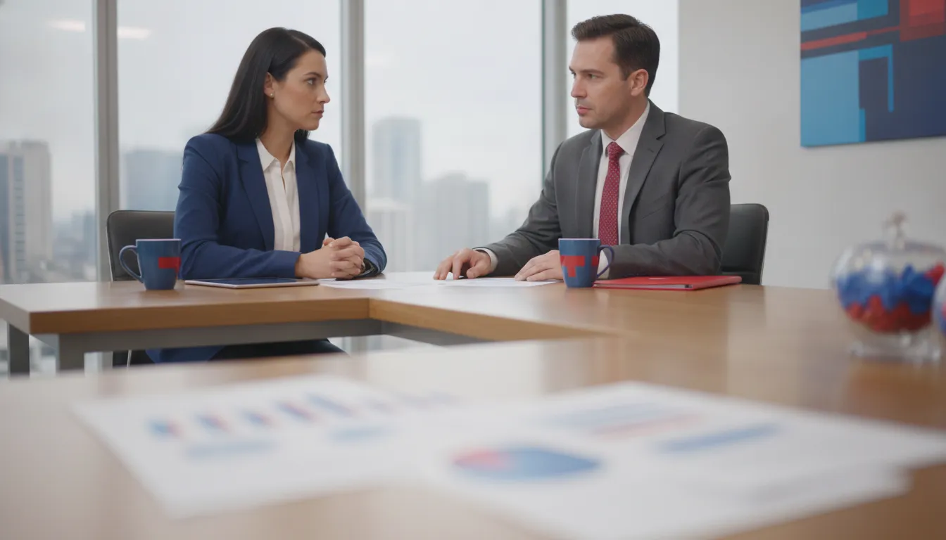 Staffing agency owner reviewing bill rate and back-office costs