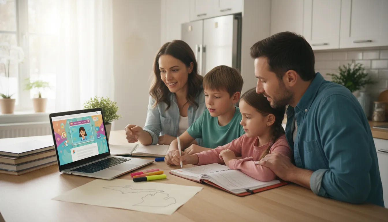Michigan homeschool laws planning checklist for required subjects and records