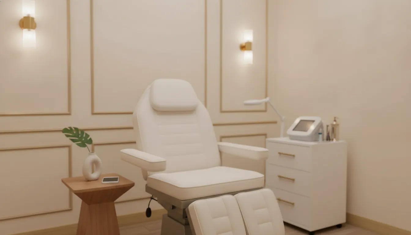 Orlando medical spa consultation room for a Sculptra and dermal filler discussion