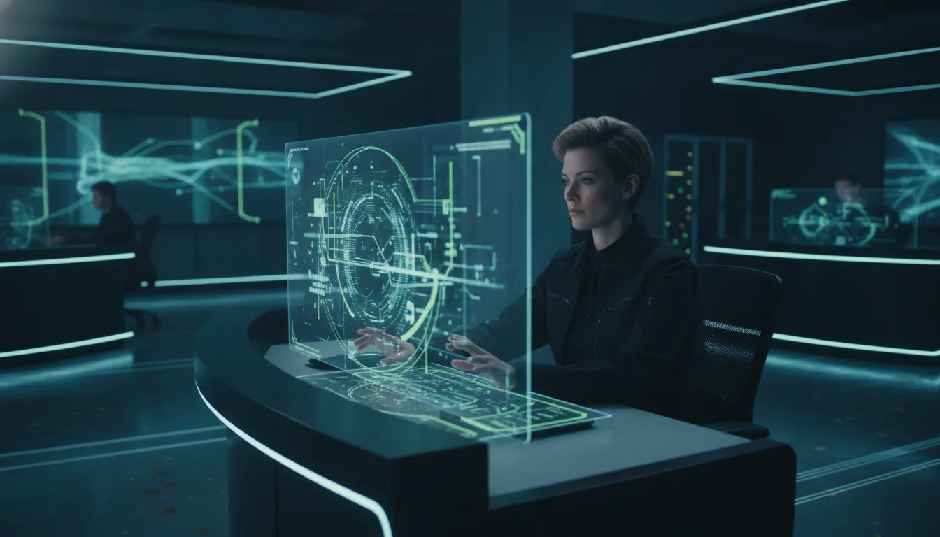 Security operations center analyst monitoring multi-cloud infrastructure dashboards