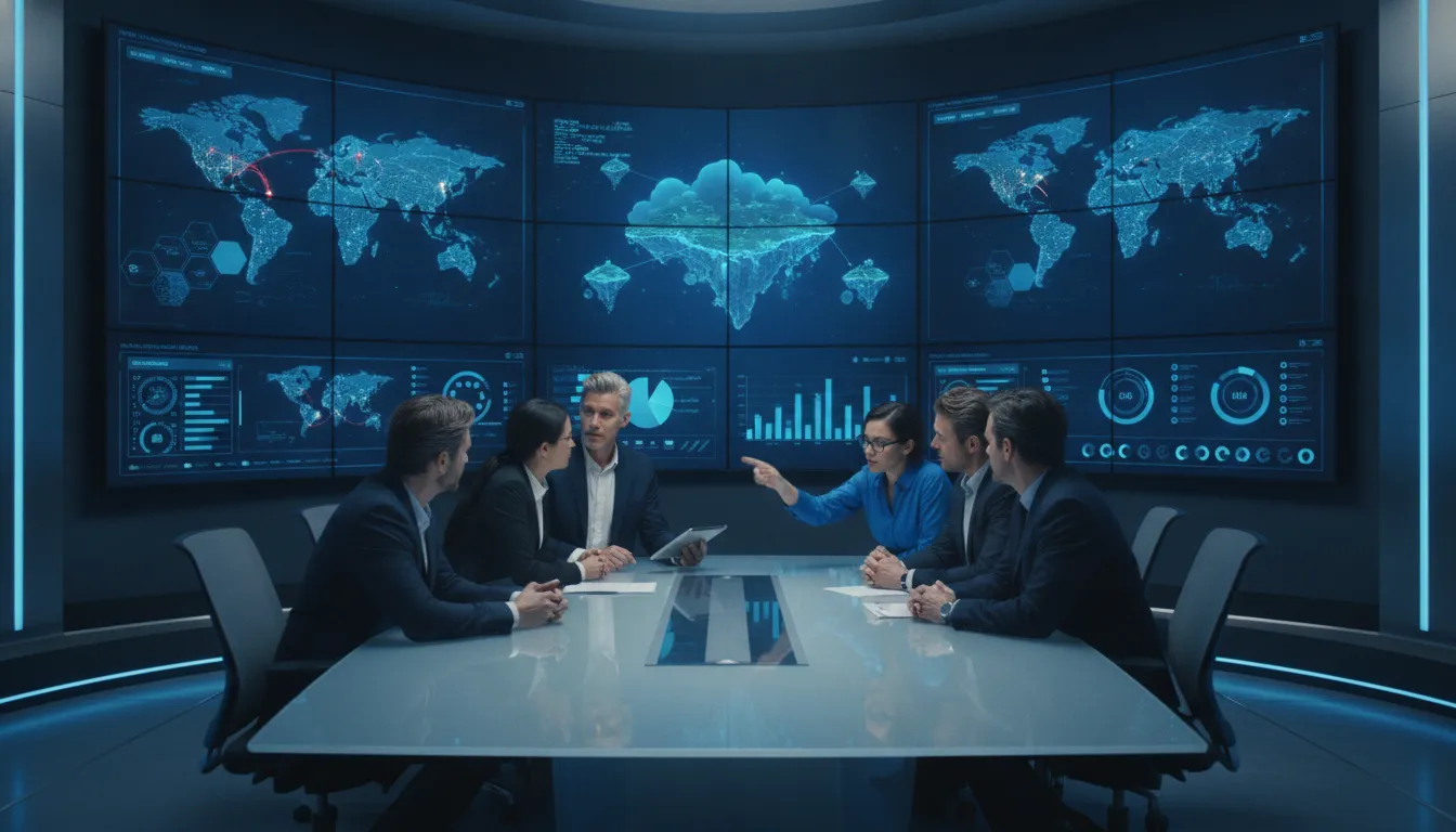 Internal IT team collaborating with a co-managed services partner