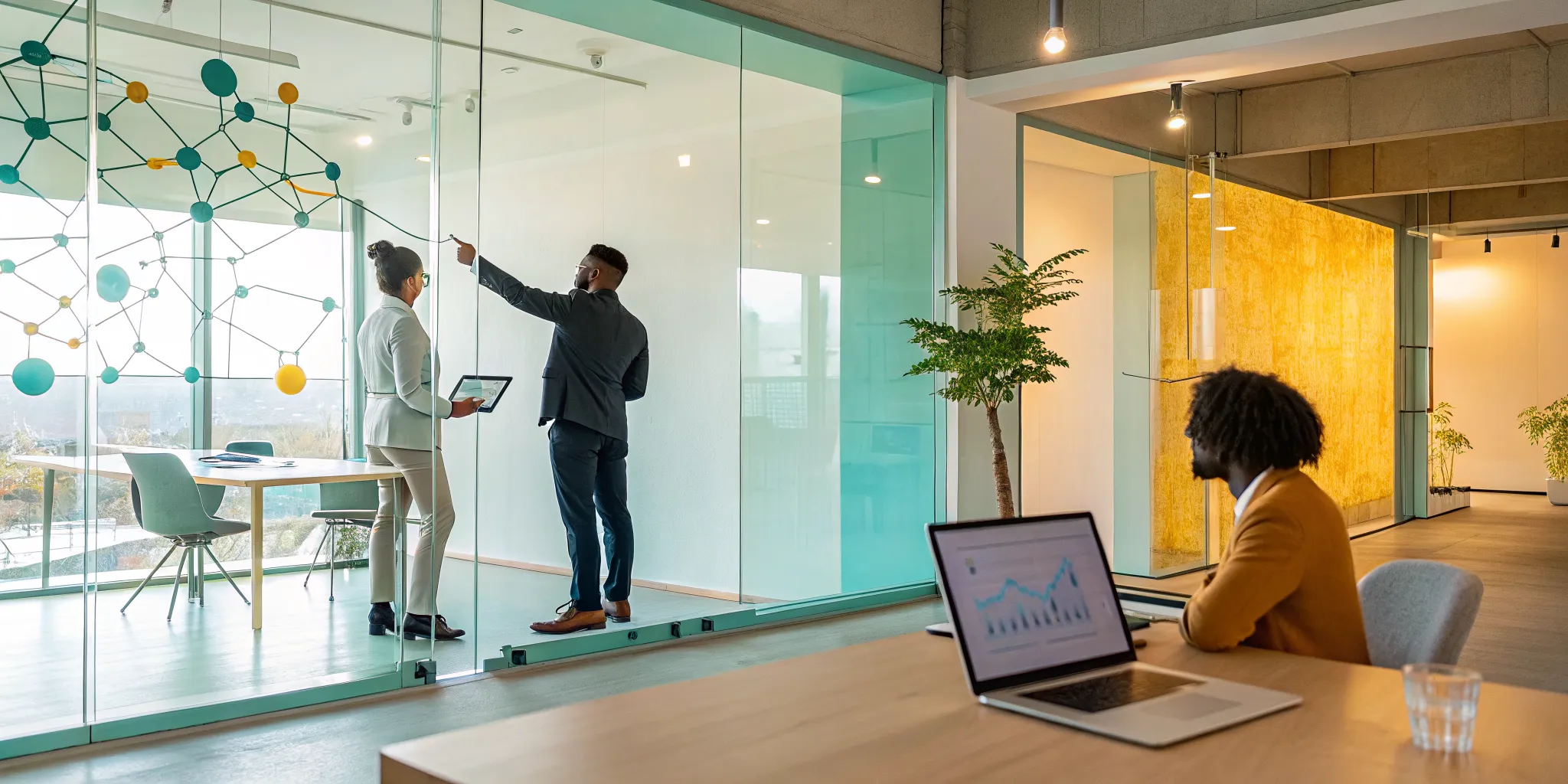 Professionals comparing co-managed vs fully managed IT services.