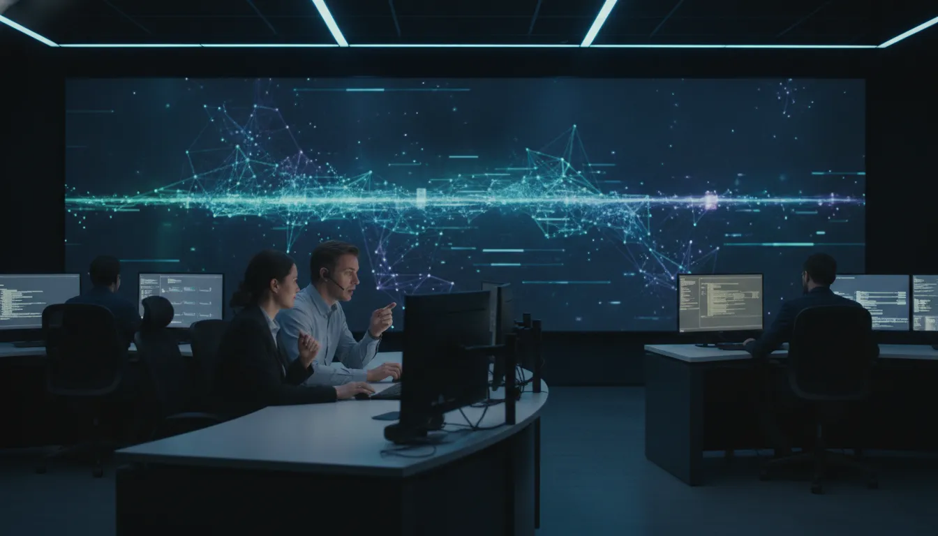 Security operations specialists coordinating co-managed threat monitoring and response