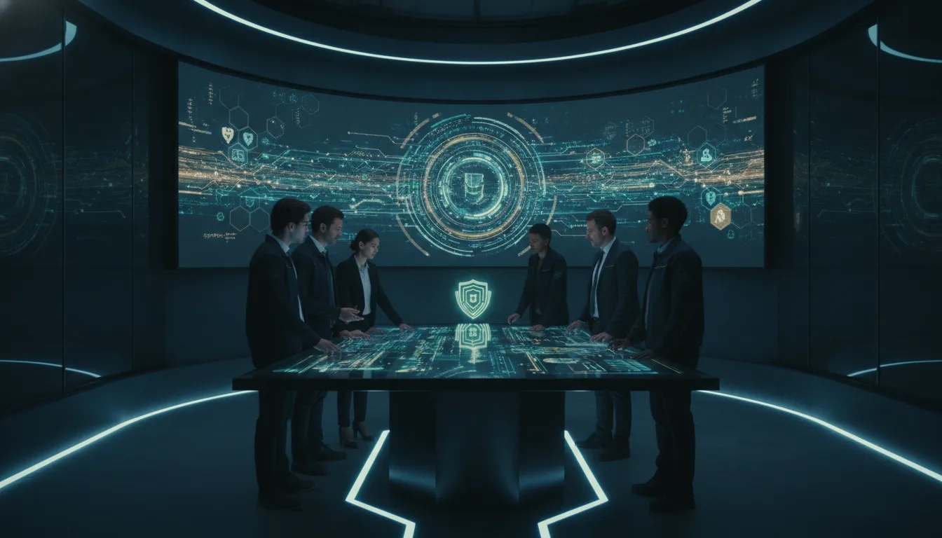 IT compliance services team monitoring security controls and audit evidence
