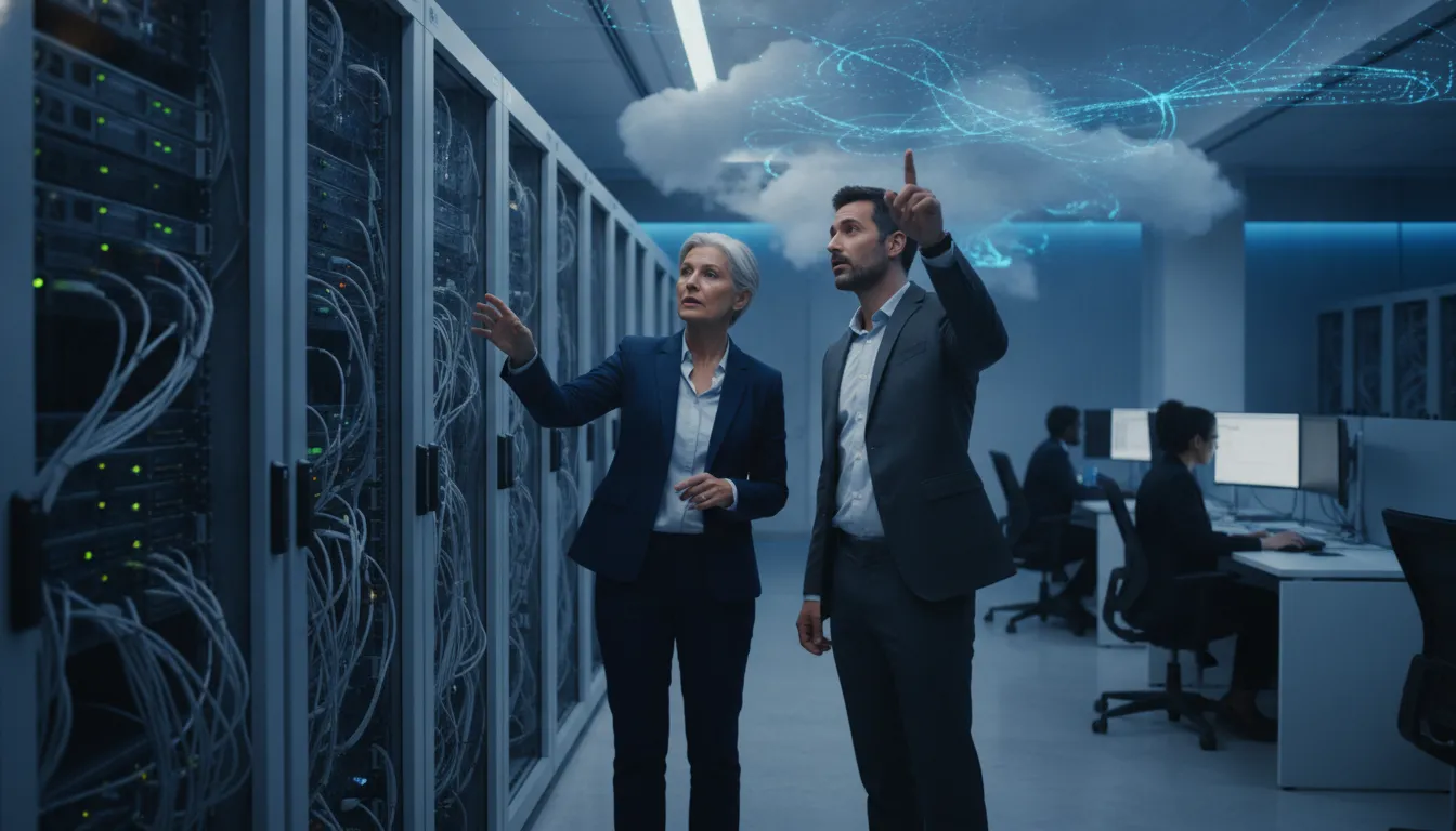 Infrastructure leaders evaluating hybrid cloud benefits across connected environments