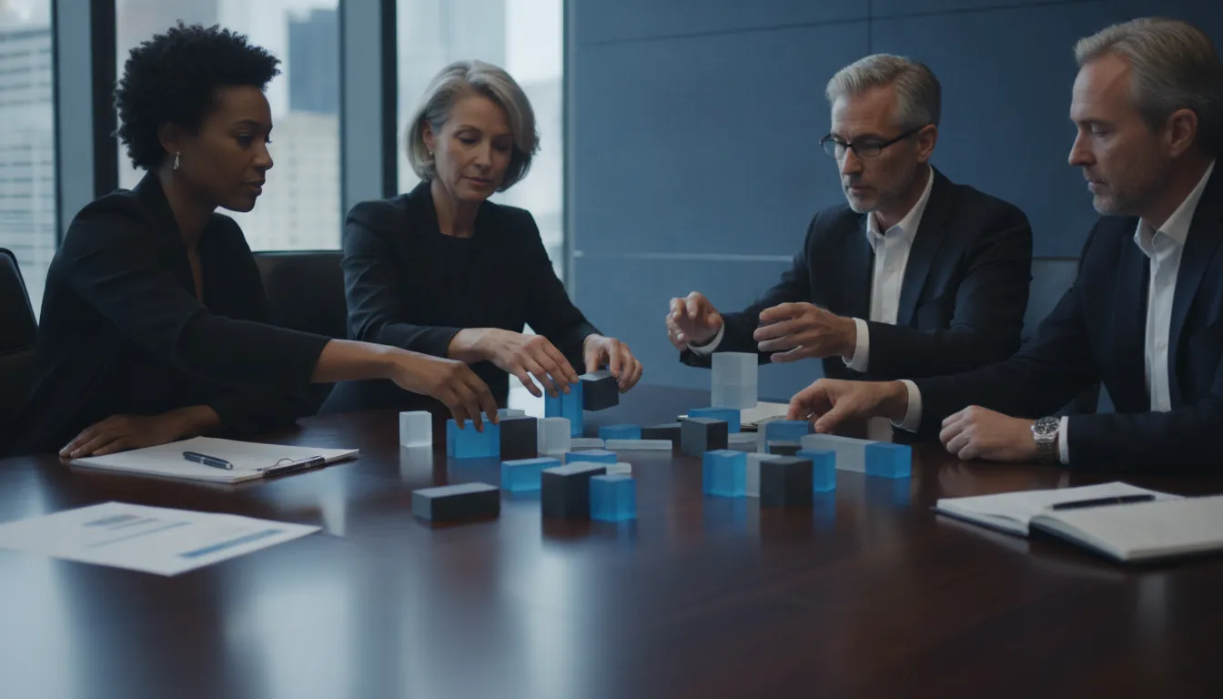 IT leaders reviewing an organization's current technology environment and priorities