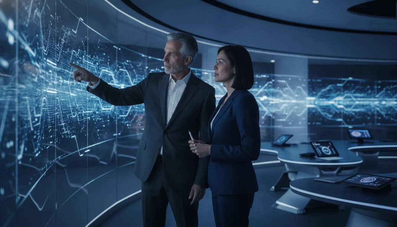 IT leaders reviewing resilient unified communications architecture