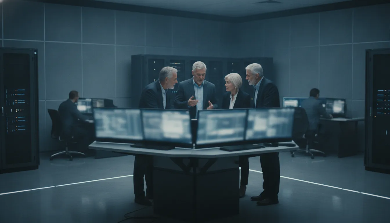 Security operations team supporting managed IT services for NIST compliance