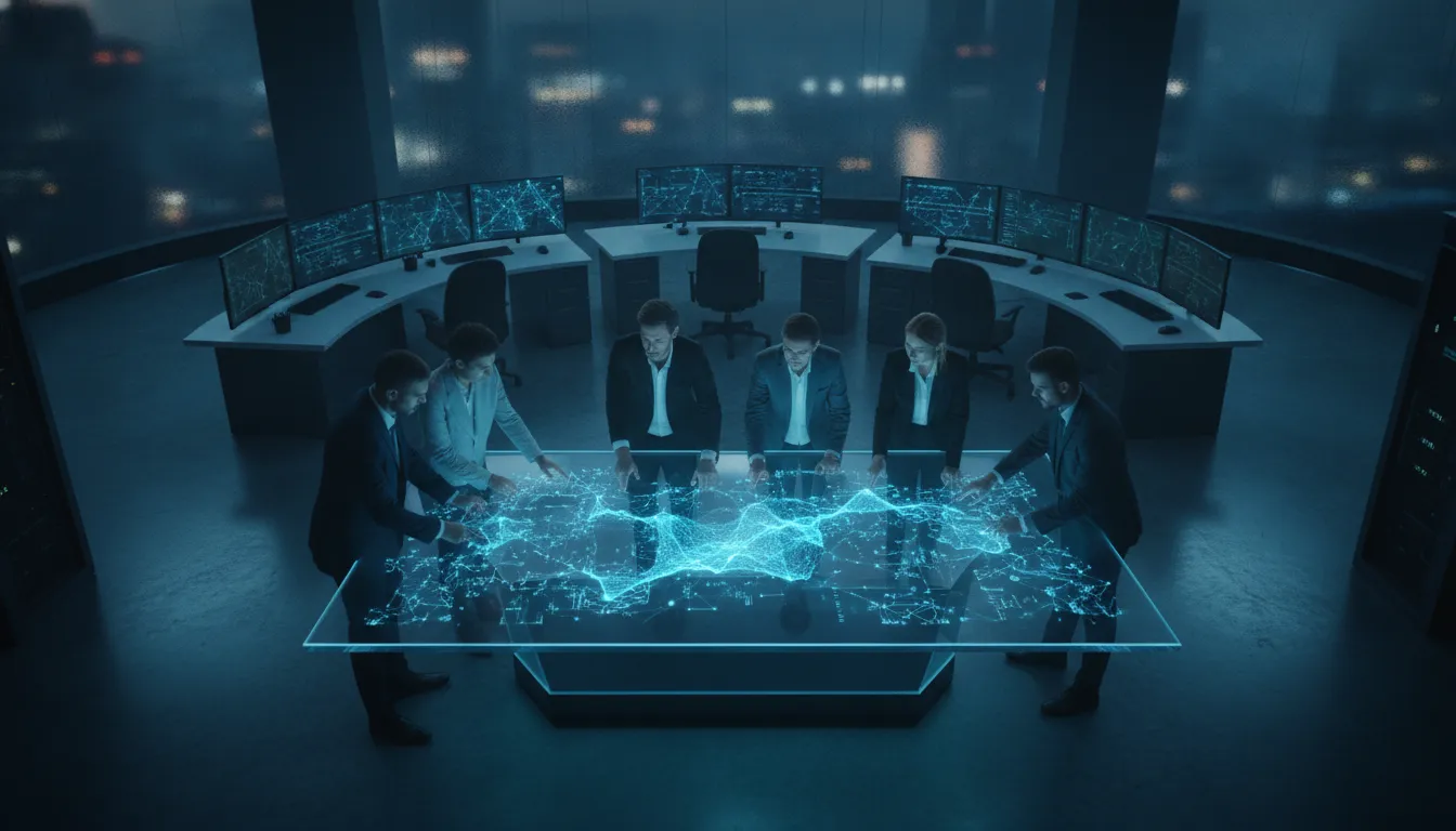 Security operations team reviewing next-gen endpoint protection signals