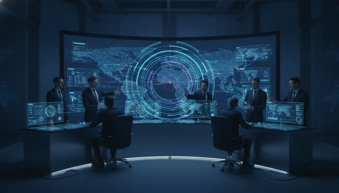 penetration testing services team reviewing an attack simulation