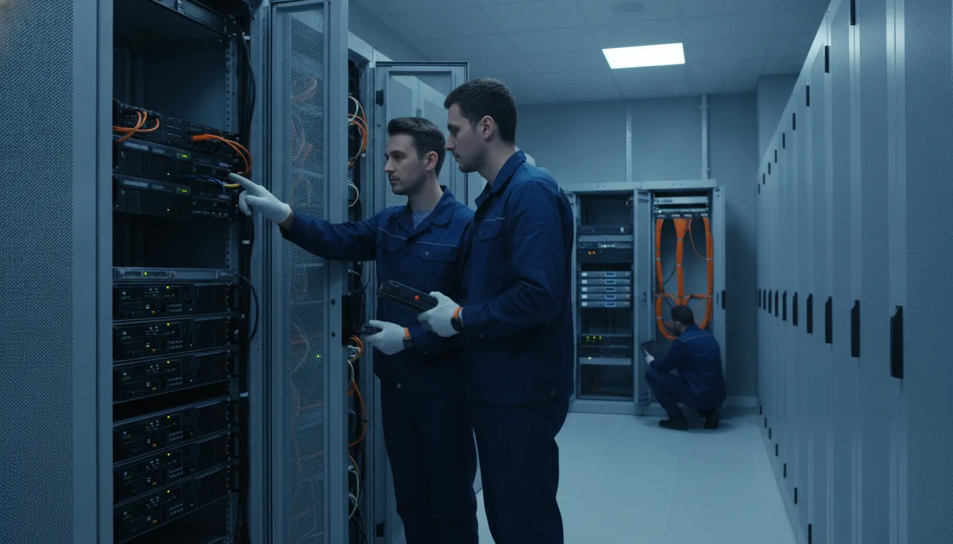 IT operations team validating an isolated recovery environment