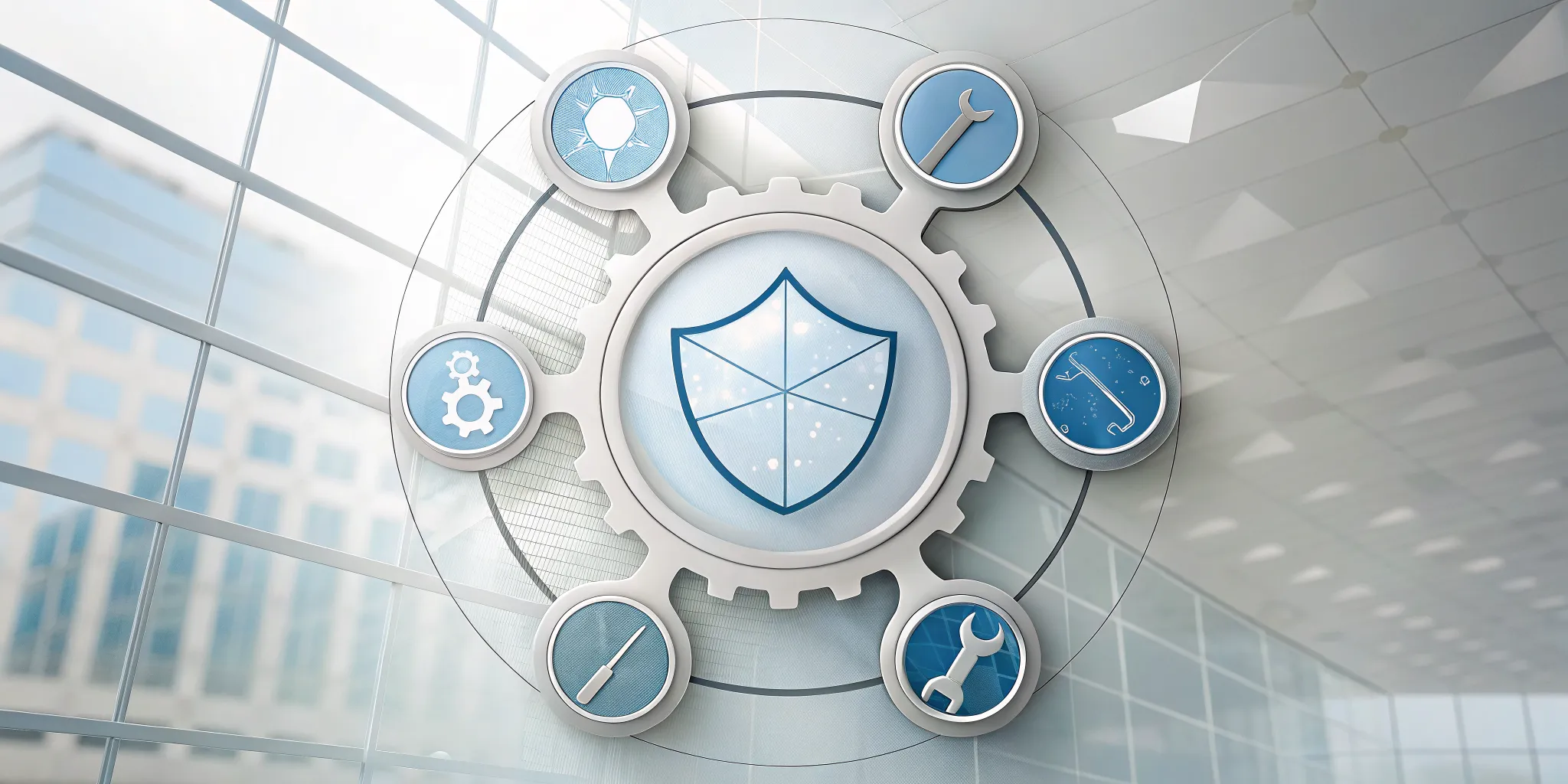 The vulnerability management lifecycle with six stages for discovering, analyzing, and remediating threats.