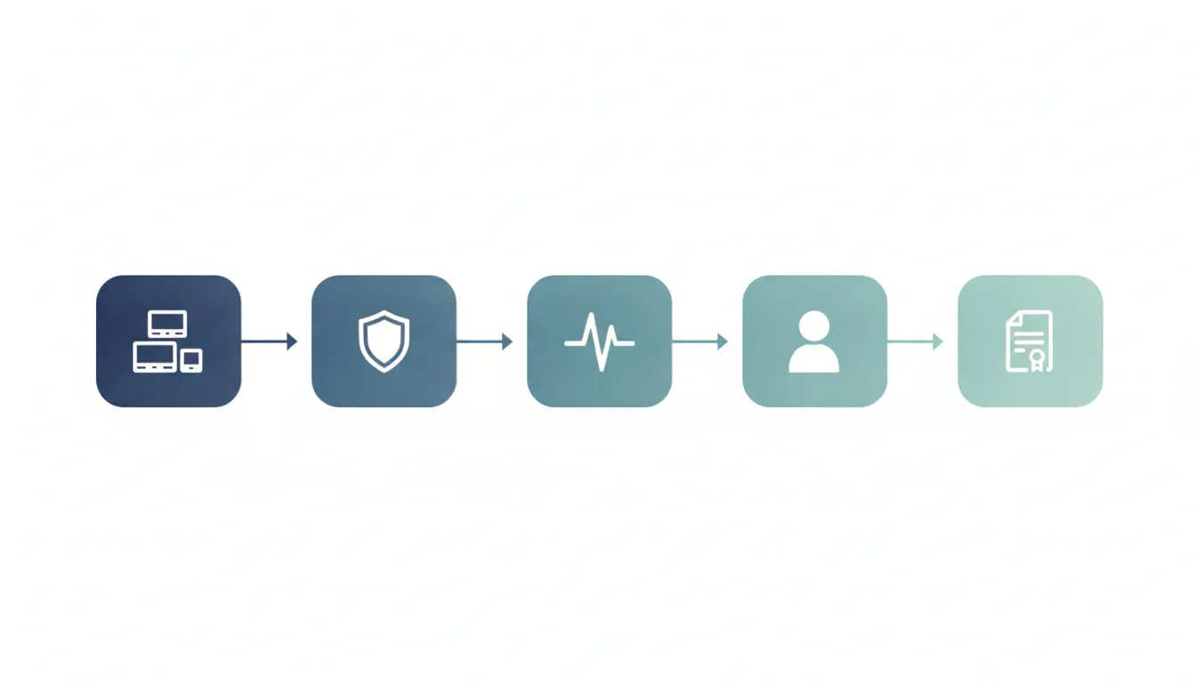 Decision flow showing five questions that test whether endpoint security is enough