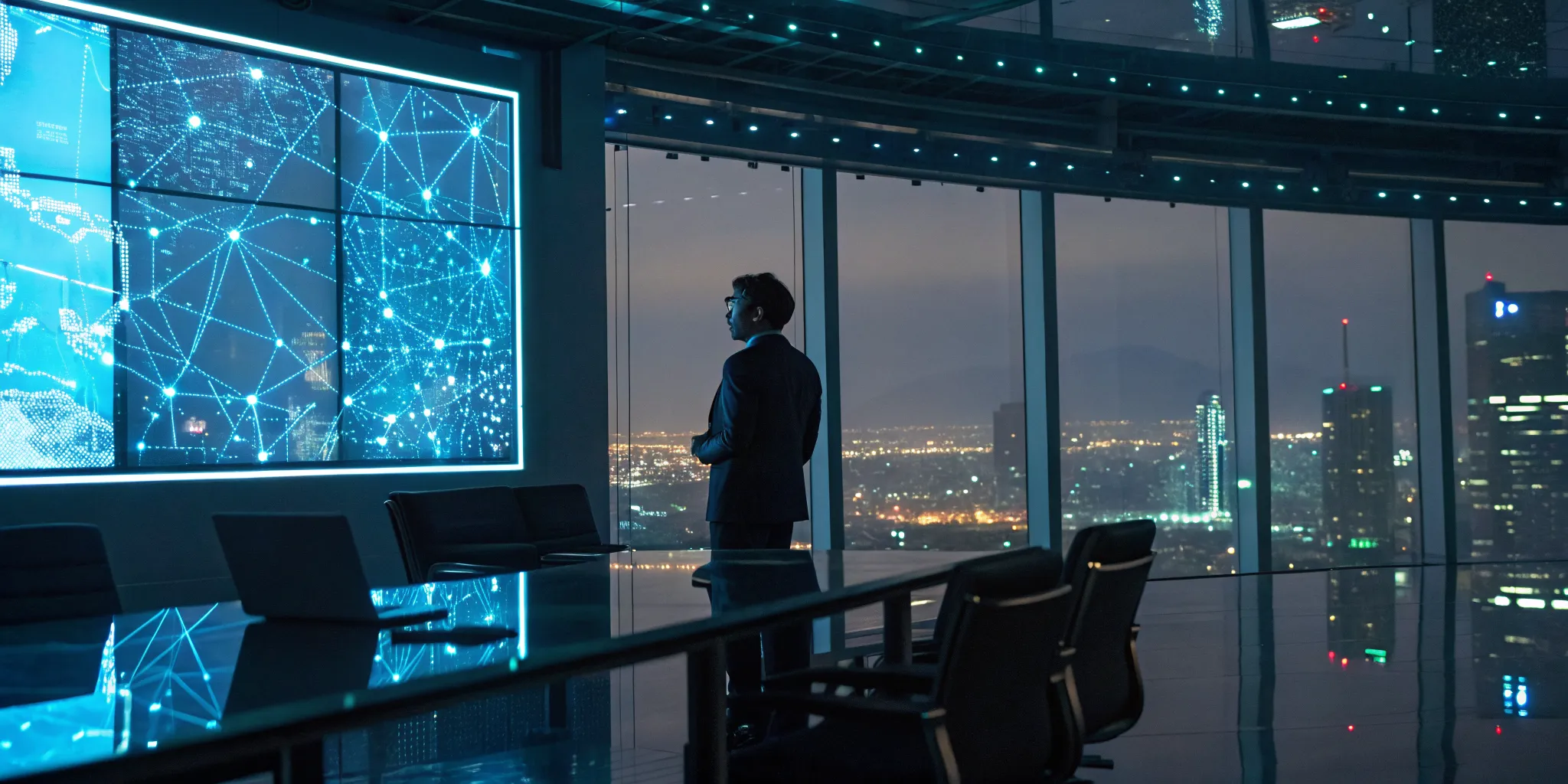 Enterprise security professional performing vulnerability management by analyzing network data.