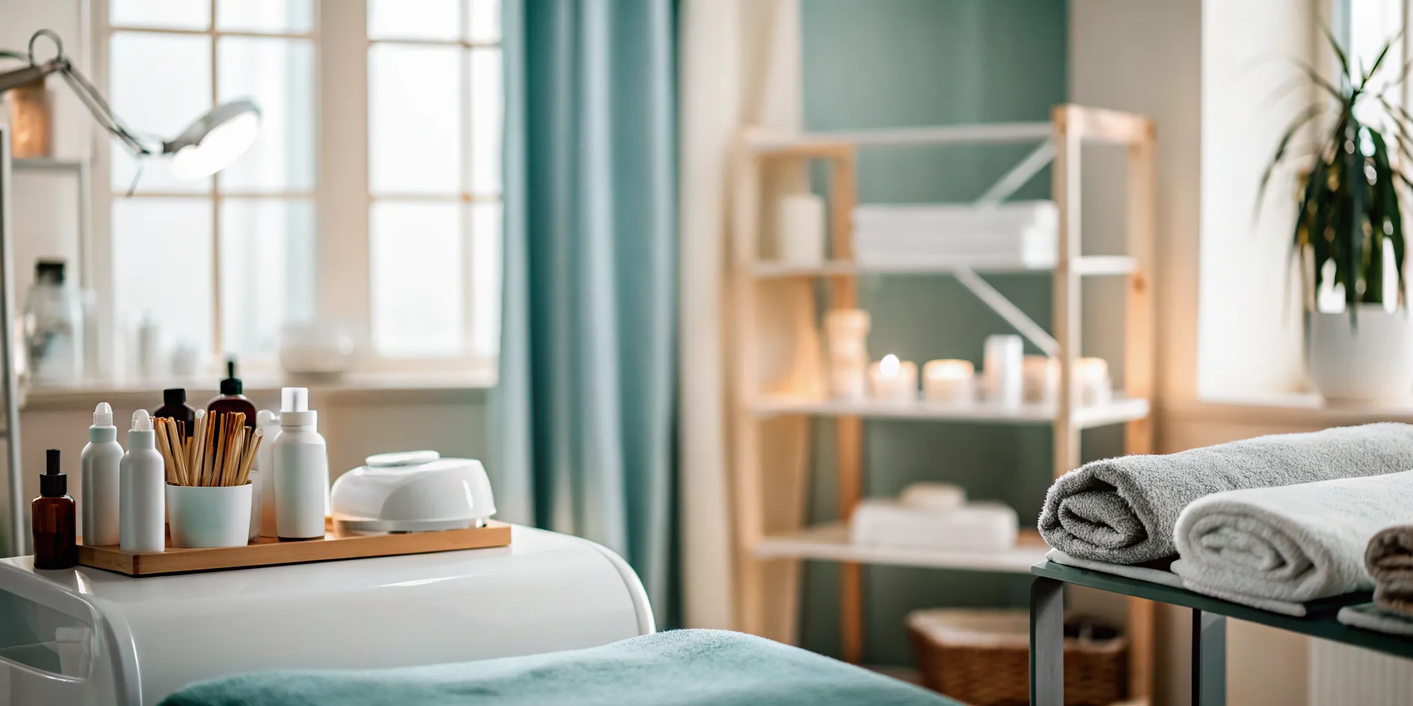 Professional waxing room for hard wax vs soft wax service comparison