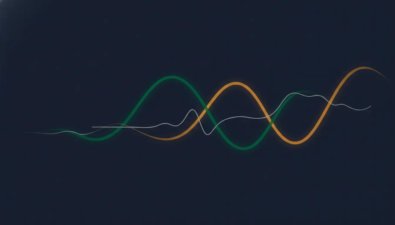 Abstract volatility curves comparing two expirations in a calendar spread