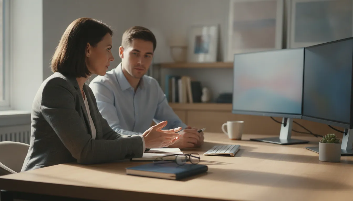 Trader and mentor reviewing a pre-session routine for IBKR SPX options day trading