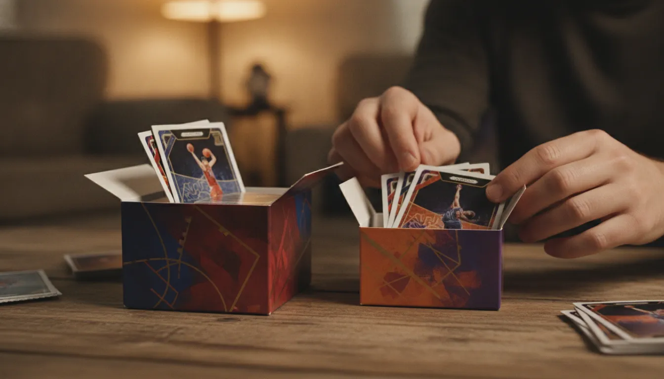 Comparing hobby, blaster, and retail NBA card packs bought online