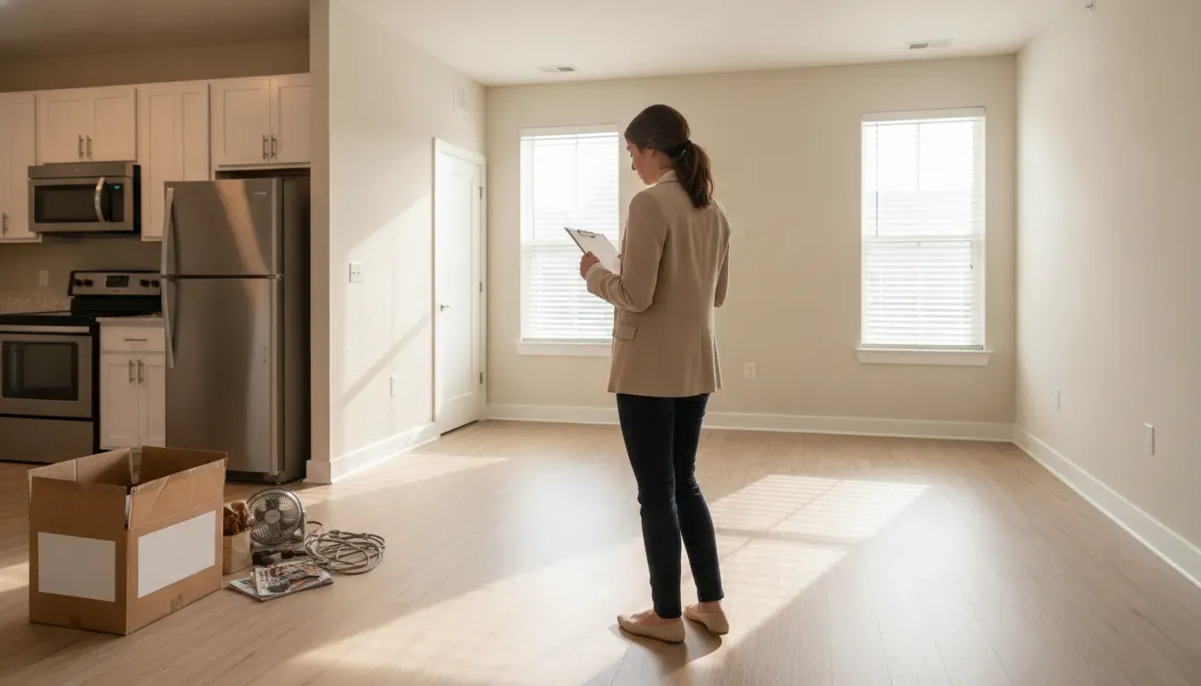 Apartment clean out services in Nashville for a property manager preparing a rental turnover