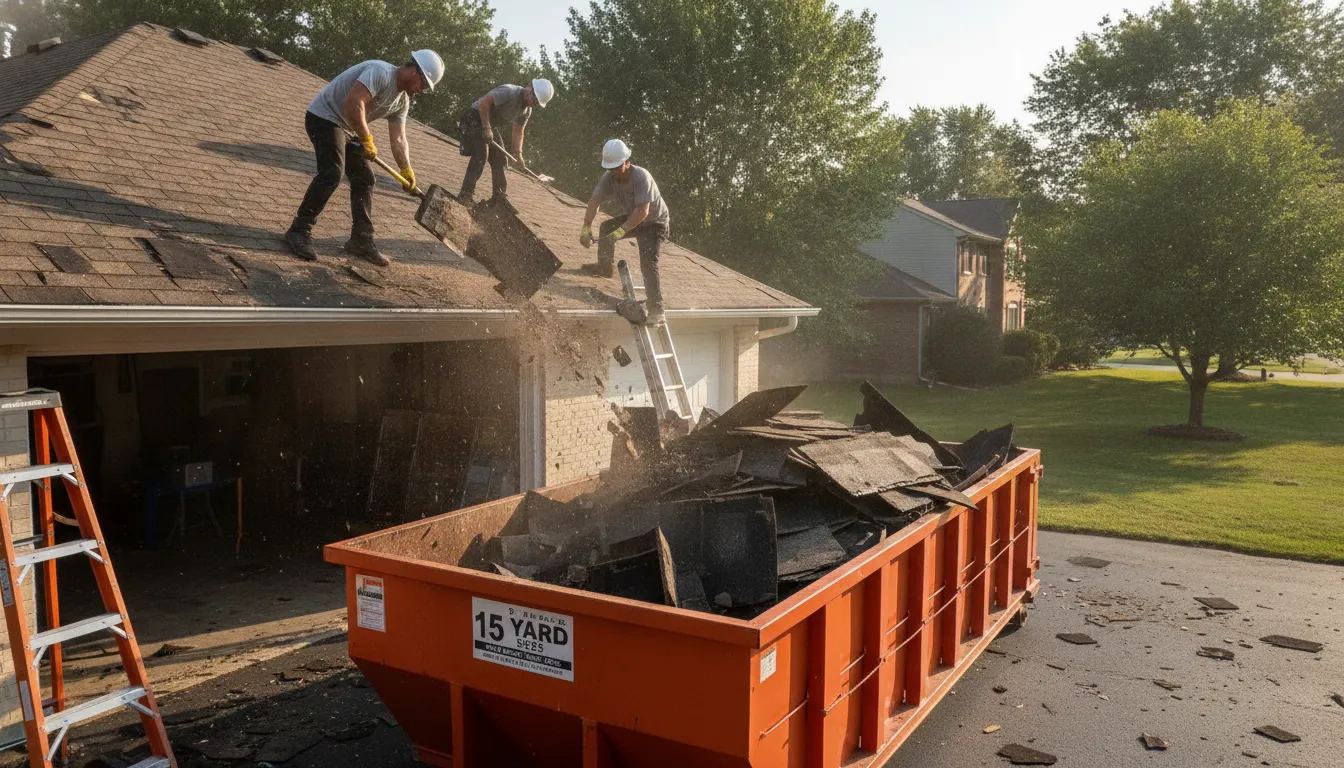 15-yard dumpster dimensions and capacity