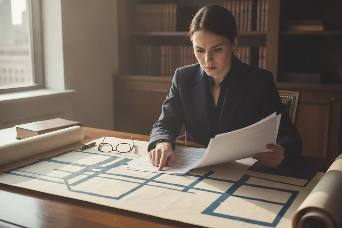 Attorney comparing court disposition records and dates in a DUI case