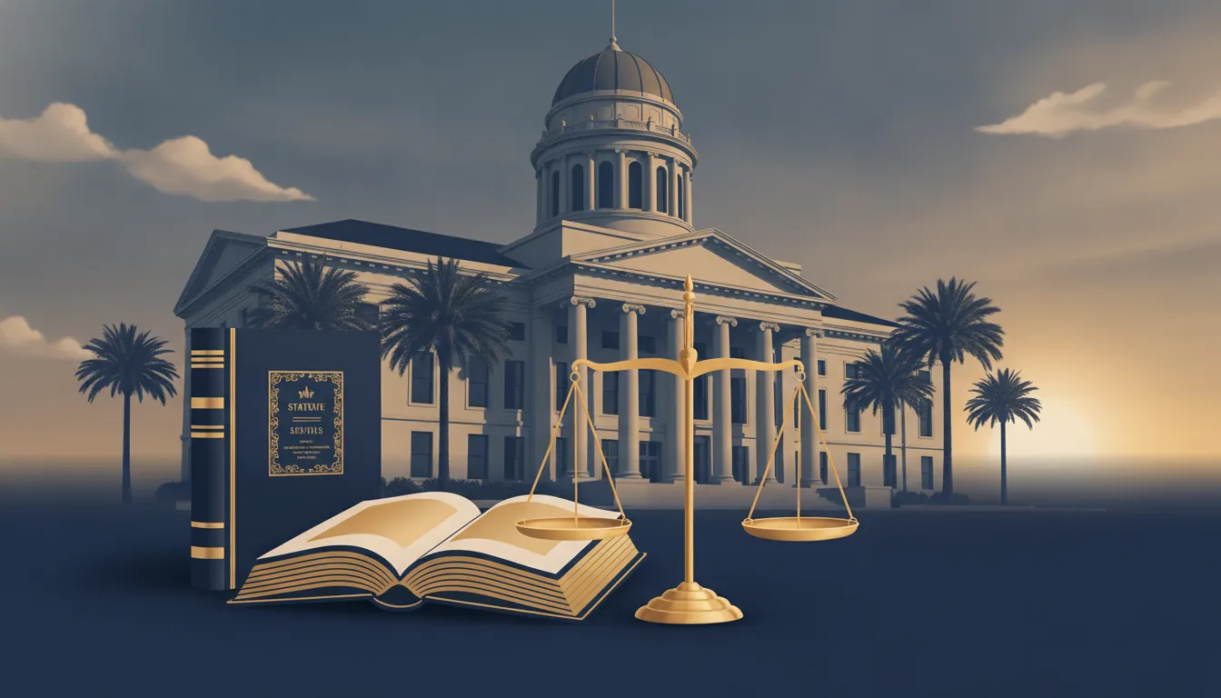 Florida courthouse and scales illustrating culpable negligence charges